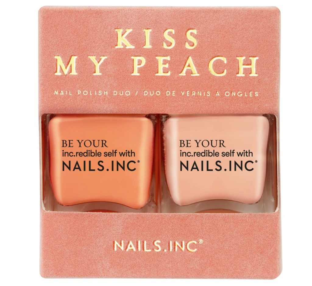 Nails Inc. Kiss My Peach Duo