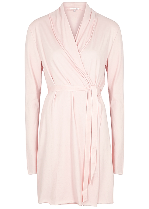 Skin Light pink Pima cotton robe