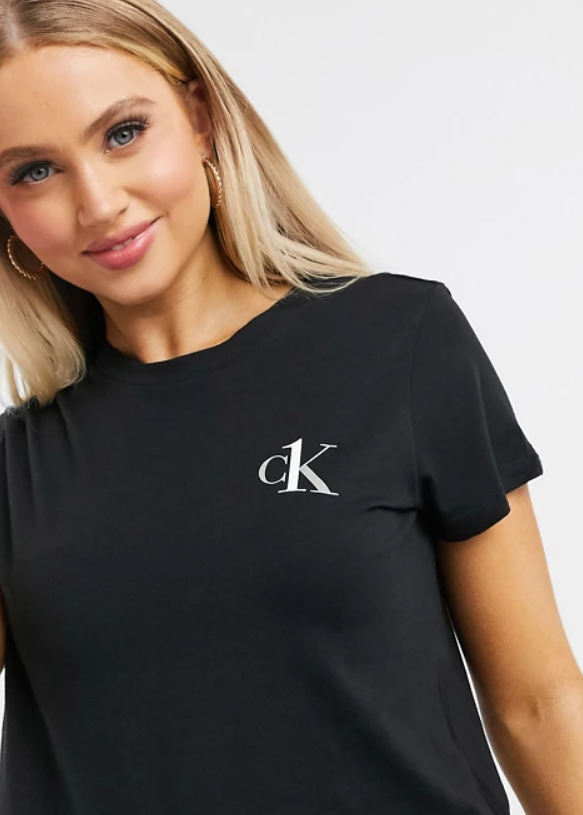 Calvin Klein CK One Lounge t-shirt and trouser set