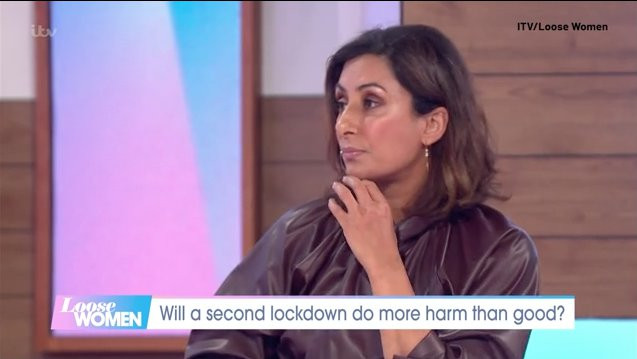 Loose women - Saira's lockdown plea (Picture: ITV)