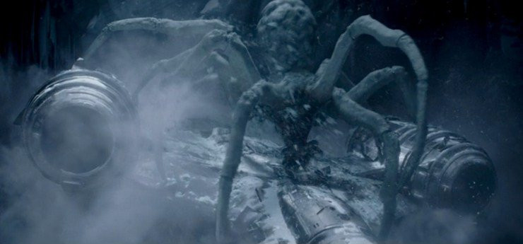 The ice spiders in season 2 episode 2 of Star Wars series The Mandalorian on Disney Plus