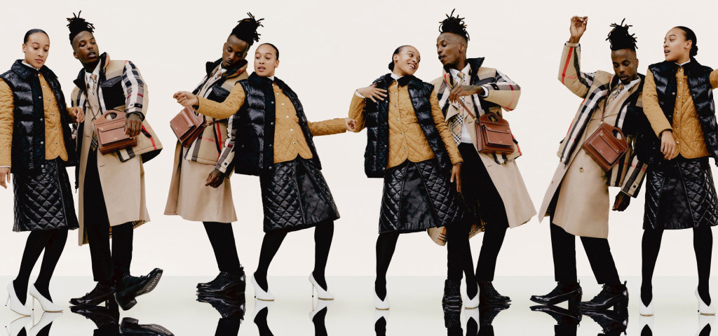 models in new Burberry campaign 