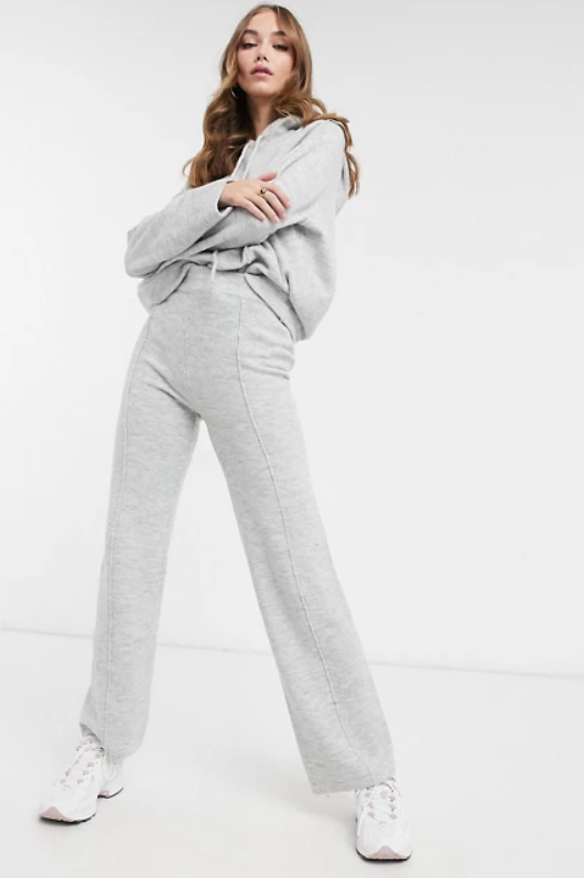 asos design knitted hoody and trouser