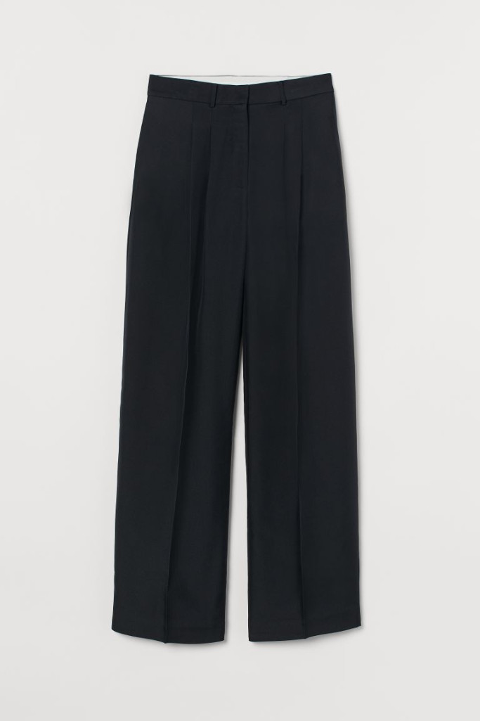 Black tailored trousers from H&M Conscious Collection